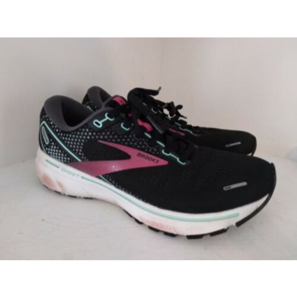 Brooks Shoes - Brooks Ghost 14 Women’s Size 8.5 Road Running Shoes 1203561B013 Black/Pink/Yucca